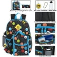 thumbnail image 5 of 6 in 1 Backpack with Matching Lunch Bag, Pencil Case, Water Bottle, Keychain & Accessories in Silly Smileys Print, 5 of 6