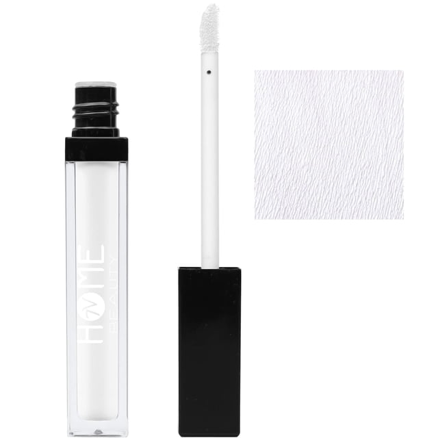 Lápiz labial líquido 7V HOME BEAUTY blanco mate de larga duración, 5 ml
