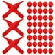thumbnail image 3 of KAKOWELY 100 globos de látex rojos con cola de enlace para bodas, cumpleaños, fiestas, decoración impresionante, globo de látex rojo con diseño de cola, accesorios para fiestas., 3 of 5