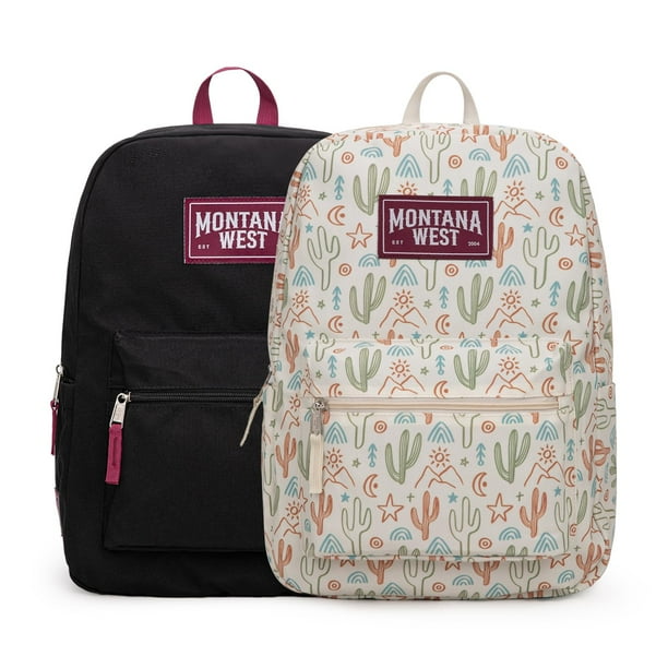 Mochila Montana West Pack de 2 Ligera y Casual 26x12x40 cm
