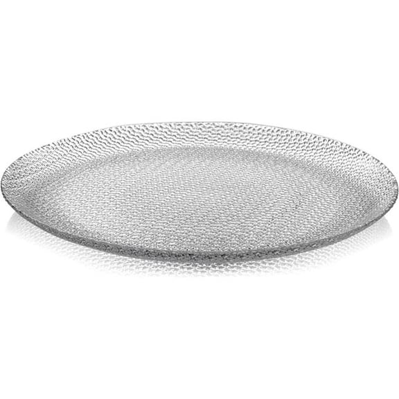 RAMART Studio Glass R1743-0 Cabana Glass Dinner Plate, Clear - Set of 12