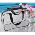 thumbnail image 1 of Bolsa de cosméticos transparente de PVC, bolsa de lavado impermeable, bolsa de almacenamiento de viaje portátil, bolsa de lavado, 1 of 2