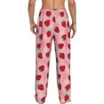 thumbnail image 7 of Salouo Strawberry Print Pajama Pants for Men, Lounge Pants Elastic Waistband Casual Men's sleepwear Loungewear Sleep Pajama Pant -XX-Large, 7 of 7