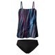 thumbnail image 4 of Karight Strapless Tankini Swimsuits for Women Tummy Control 2 Piece Bathing Suits Bandeau Blouson Swim Top with Bikini Bottom, 4 of 4