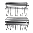 thumbnail image 1 of Organisateur d'Outils Électriques Mural, Support d'Outils de Perceuse Compact en Fer de 7 Pouces pour Garage, 1 of 7