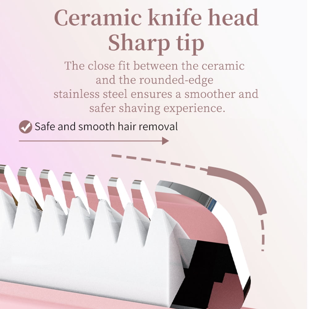 Hair Removal Epilators Bikini Trimmer for Women Painless Waterproof Electric Shaver Razors for Facial Leg Body Armpit