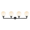 thumbnail image 5 of Innovations Lighting  Beacon 4 Light 44" Bath Vanity Light Oil Rubbed Bronze/Matte White, 5 of 5