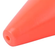 NFTIGB 7.08 inches / 18 cm Soccer Training Cones Set of 6, Orange, Football Barriers Plastic Marker Holder Accessory for Field Drills, Practice and Outdoor Agility Sports