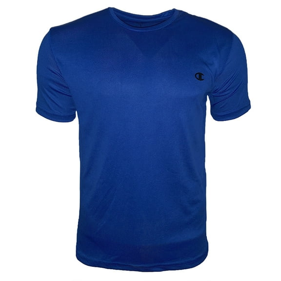 Champion Men's T-Shirt Athletic Moister Wicking Fitness Gym Workout Shirt, Black, M