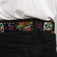 thumbnail image 4 of Buckle-Down Belt, Seatbelt Buckle Belt, Death Before Dishonor Close Up Black, 34 to 52 Inches, 4 of 9