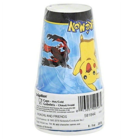 Pokemon 9 oz Paper Cups