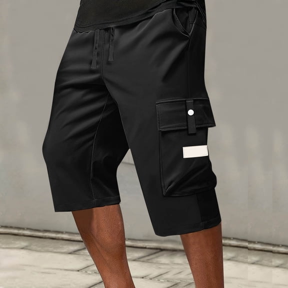 Men's Cargo Shorts Loose Fit Joggers with Pocket Mens Hiking Shorts Lounge Summer Clothes Relaxed Fit Shorts Men