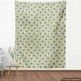 thumbnail image 4 of Floral Sofa Upholstery Fabric by the Yard, Doodle Meadow Wildflower Motif Flourishing Petals Beauty Bouquets Print, Decorative Fabric for DIY and Home Accents, Pale Green Grey White by Ambesonne, 4 of 5