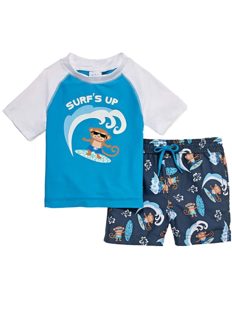 KIKO /& MAX Boys Baby Full Body Rash Guard Swim Suit Coverall