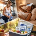 thumbnail image 4 of ZZkhGO 3-Pack Ice Packs, Instant Cold Compress Squeeze to Activate No Refrigeration Needed for Sports Injuries Fever Relief, Leakproof Portable Cold Therapy Pack, 4 of 6