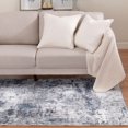 thumbnail image 1 of Banburry Ocean Blue and Grey Woven Area Rug, 1 of 8