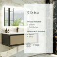 thumbnail image 7 of Eviva Nets 32 Inch Natural Oak and Black Wall Mount Modern Bathroom Vanity, 7 of 7