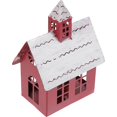 thumbnail image 5 of Desktop House Christmas Ornament Iron Multi Color Candle Holder 1Set, 5 of 5