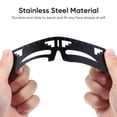 thumbnail image 4 of Shisuyan Women Eyebrow Balance Ruler Eyebrow Stencil Ruler Eyebrow Location Tool, 4 of 8