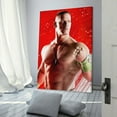 thumbnail image 3 of John Cena Poster, Canvas Wall Hanging Art Painting, Artwork Print for Home Decor Bedroom Living Room Dorm, Frame, 3 of 8