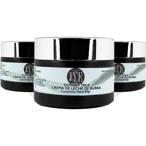 JYE Set de 3 cremas para rostro y cuerpo recomendada para hidratar de día y noche Crema de Leche