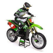 Losi RC Motorcycle Promoto-MX 1/4 Motorcycle Ready-To-Run Combo Includes Battery and Charger Pro Circuit LOS06002 Green Other Gas Tank Motorcycle etc.