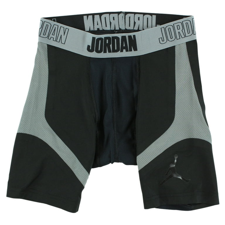 Jordan Mens Stay Cool Six Inch Compression Shorts Black 