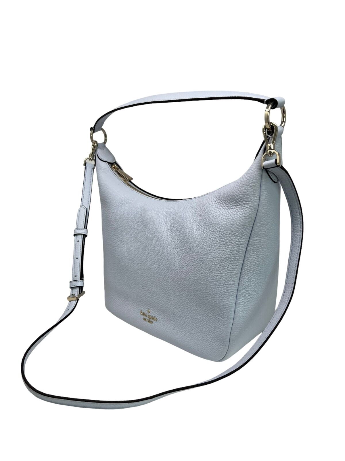 Kate Spade Leila Shoulder Bag Taro Milk Pebbled Leather KB694 $399