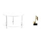 thumbnail image 1 of Mesa auxiliar redonda de acrílico,Mesa auxiliar redonda de acrílico,mesita de noche.,Mesa auxiliar redonda pequeña de acrílico transparente para bebidas,Figura de escritorio,Escultura de, 1 of 8