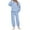 Sky Blue, variant on Sweatsuits Women 2 Piece Outfit Hooded Sweatshirt Matching Baggy Sweatpants with Pockets Y2k Lounge Jogging Tracksuit Sky Blue L
