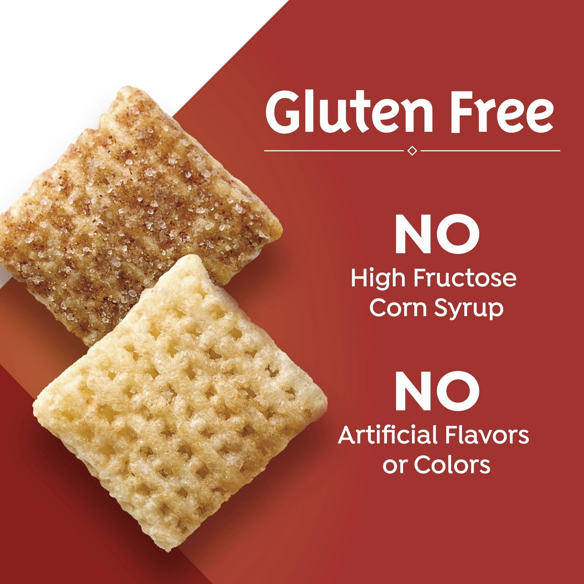 Cinnamon Chex Cereal, Gluten Free Breakfast Cereal, Family Size, 19.2 oz(pack of 4)