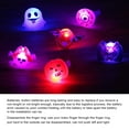 thumbnail image 2 of Yuarrent 50 Uds luminosa telescópica lindo anillo brillante de plástico soportes de calabaza para regalos suministros de Halloween Iluminación navideña, 2 of 6