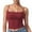 Red, variant on Women's Lace Vest Square Collar Solid Color Vest Sleeveless Top 2 Alien Top Shirts for Women Crop Top 3x Muscle Shirts Top Women Cropped Top Women Breathe Top Women Beaded Tops for Women
