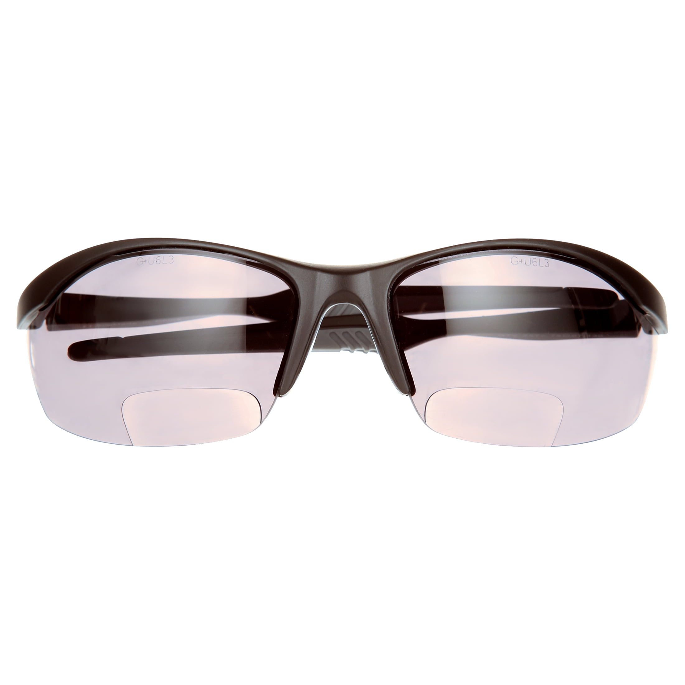Safety Vu Bifocal Safety Glasses Black Tent +1.50