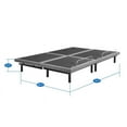 thumbnail image 6 of Naomi Home Split King Size Ergonomic Adjustable Bed Base with Basic Lumbar Support & Head Tilt, Back & Leg Massage, Wireless Remote, Assembly Needed - Split King, Gray, 6 of 13