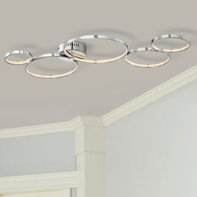 Possini Euro Design Modern Lilypad Ceiling Light Semi Flush Mount