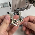 thumbnail image 4 of Drill Bits & Accessories KP1560 Double Needle Sewing Machine with Center Guided Hand Steps for Versatile Sewing Solutions and Precision Crafting, 4 of 7