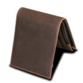 thumbnail image 1 of Cepillo antirrobo Cartera de hombre Cartera de cuero genuino Cartera casual corta de cuero Crazy Horse, 1 of 4