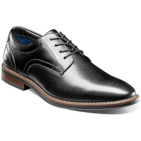 

Men s Nunn Bush Centro Flex Plain Toe Oxford Dress Shoes Black 84982-001