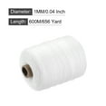 thumbnail image 2 of Torcida Albañil Línea Nylon Cordel Cuerda Cordón Blanco 600M/656 Yardas 1mm Diámetro para Redes, Paisajismo, Hogar Mejora, Bricolaje Proyecto, Artesanía, Albañilería, 2 of 6