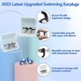 thumbnail image 3 of 3 Paires de Bouchons d'Oreilles Étanches pour Adultes, Bouchons d'Oreilles en Silicone Réutilisables, Protection des Oreilles pour Surf, Plongée, Piscine, 3 of 5