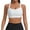 White, variant on Sports Bra for Women High Strength Fitness Yoga Vest with Shockproof Support for Large Size Women Wear White L
