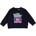 thumbnail image 2 of Inktastic Some Bunny is Going to Be a Big Sister with Bunny Ears and Flowers Baby Sweatshirt, 2 of 4