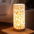 thumbnail image 3 of Eangee Home Design Paper Cylinder Table Lamp, Shade Made Of Handmade Paper, 6x6x13 Inches, 3 of 4