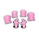 thumbnail image 5 of Rodilleras, coderas y muñequeras para niños. Conjunto de equipo de protección para niños. Gris rosa, 5 of 9