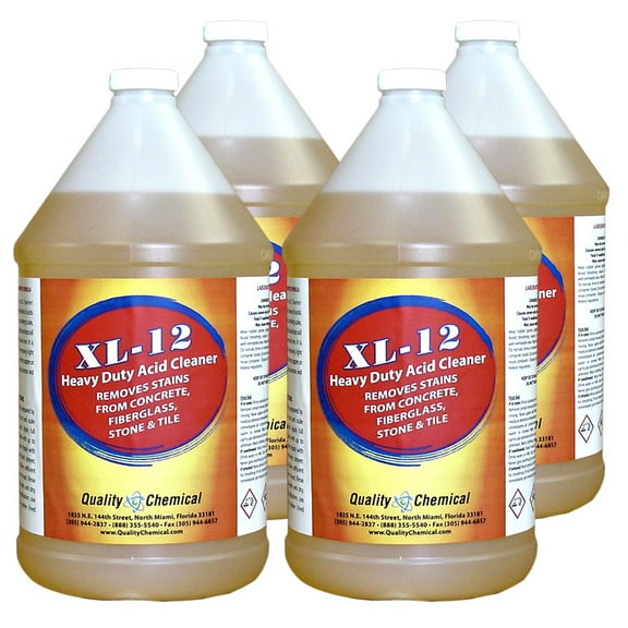 XL-12 High Power Acid Cleaner - removes rust & oxidation - 4 gallon case