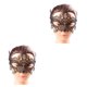 thumbnail image 4 of Qarigey Gargantilla de vampiro cubre pieza facial ancha de piedras preciosas ligeras para Cosplay en un ambiente cálido para fiesta M015 M015 2Conjunto, 4 of 6