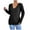01 Black, variant on Weiqiqre Women Sweaters Lace Bow Back Long Sleeve V Neck Pullover Casual Jumper Tops
