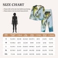 thumbnail image 4 of Fuzoiu Largemouth Bass jumps out of water Print Women's Long-Sleeved Pajama,Lounge Button Down Nightwear,Womens Notch Collar Pajama Set-XX-Large, 4 of 7