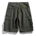 thumbnail image 4 of Mchoice Men's Cargo Shorts Summer Fashion Outdoors Casual Shorts Patchwork Color Button Multi-pocket Five-point Pants, 4 of 4